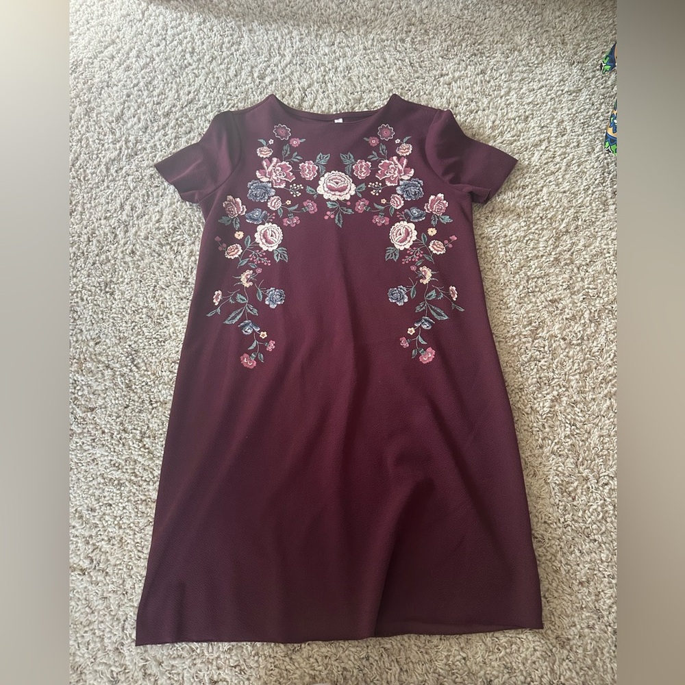 Maroon dress